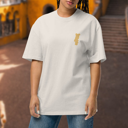 T-shirt oversized “A saudade é a nossa alma”