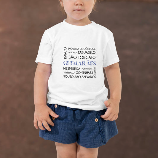 T-shirt infantil “Guimarães e freguesias”