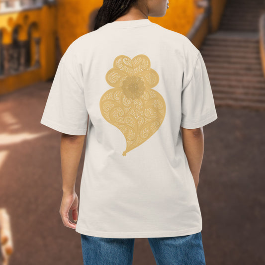 T-shirt oversized “Coração de Viana”
