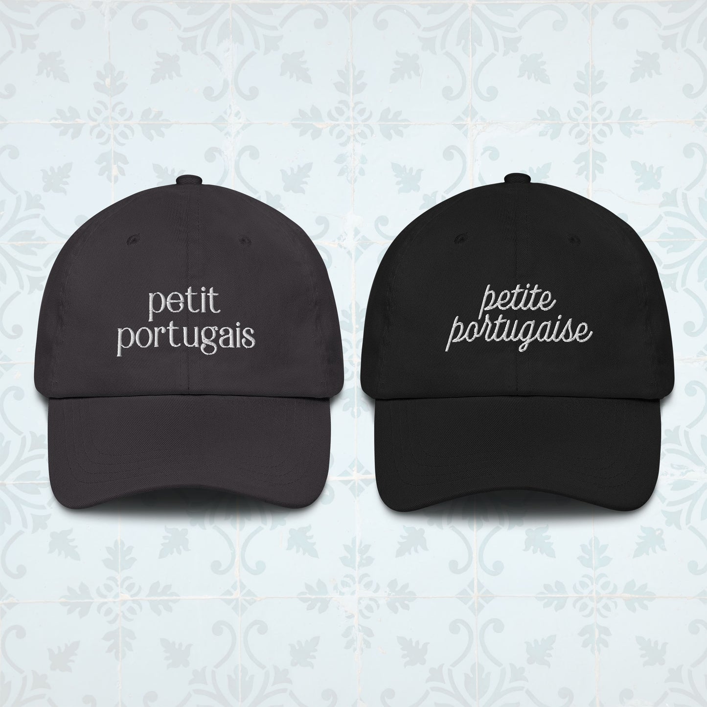 Duo de bonés “Pequeno Português/Pequeno Português”