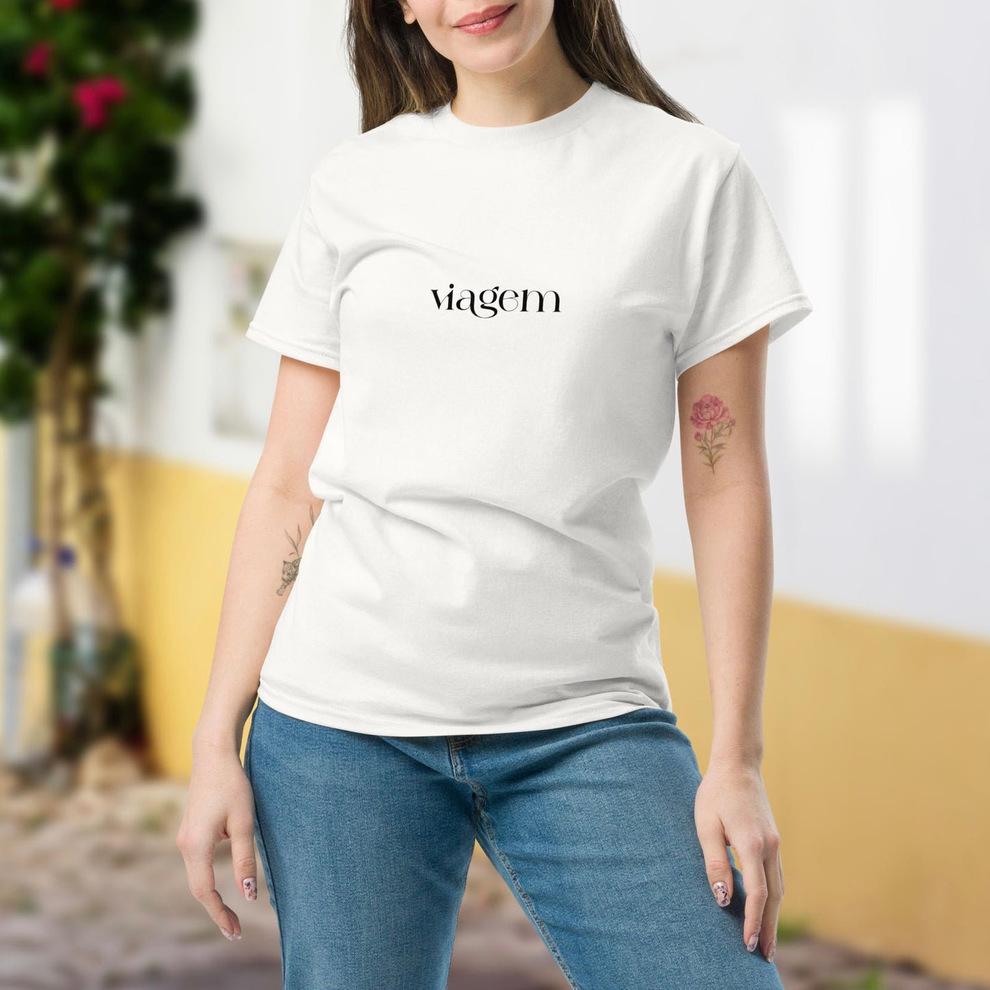 T-shirt “Paris - Porto” personalizável