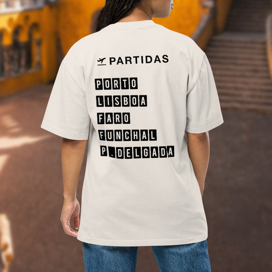 T-shirt oversized “Destino Portugal”