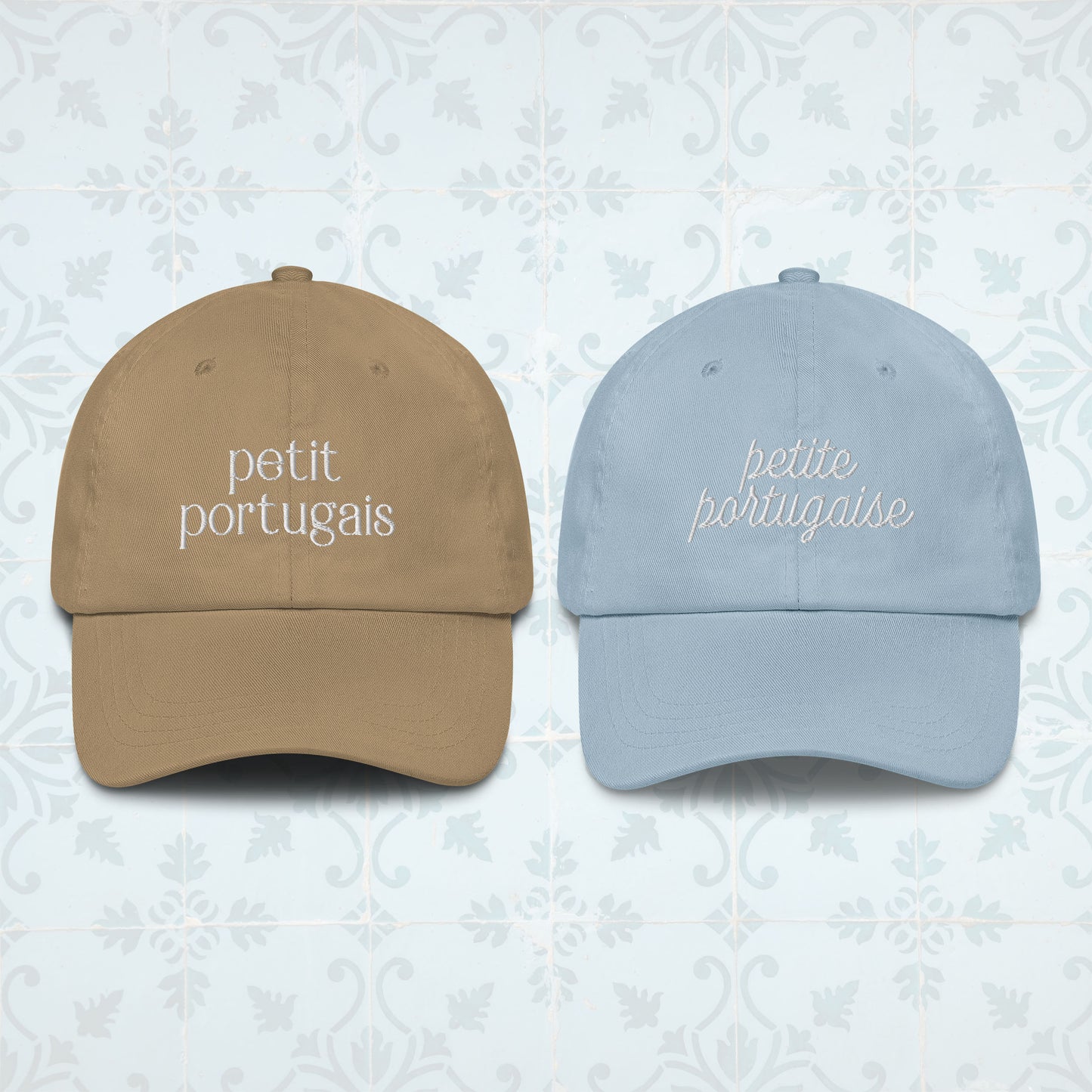 Duo de bonés “Pequeno Português/Pequeno Português”