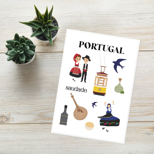 Folha de autocolantes “Portugal”