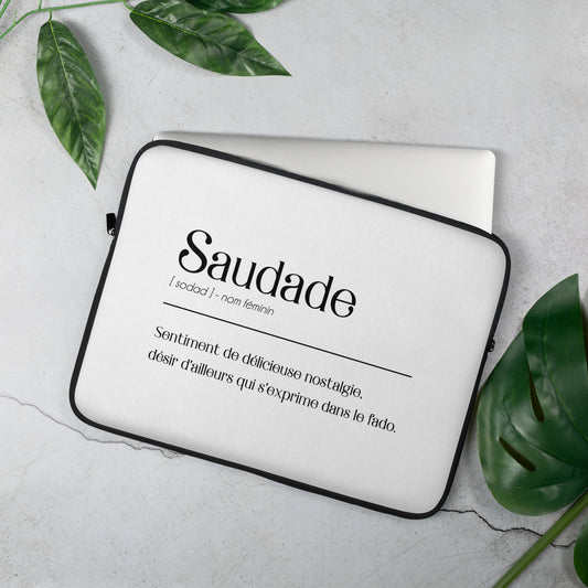 Capa para laptop "Saudade Definição"