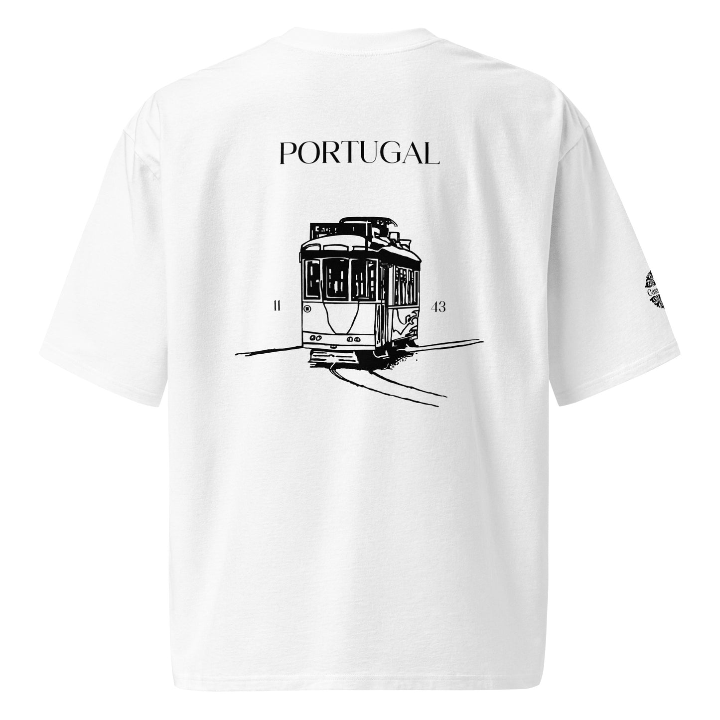 T-shirt oversize « Croquis Portugal »