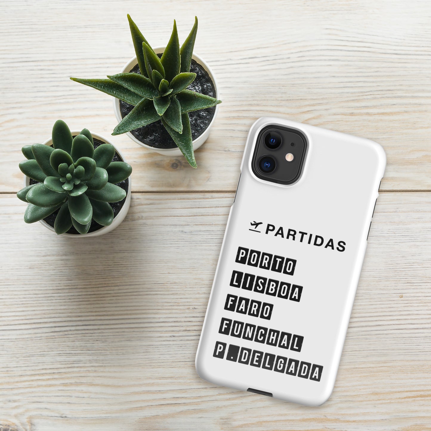 Coque iPhone rigide « Destination Portugal »