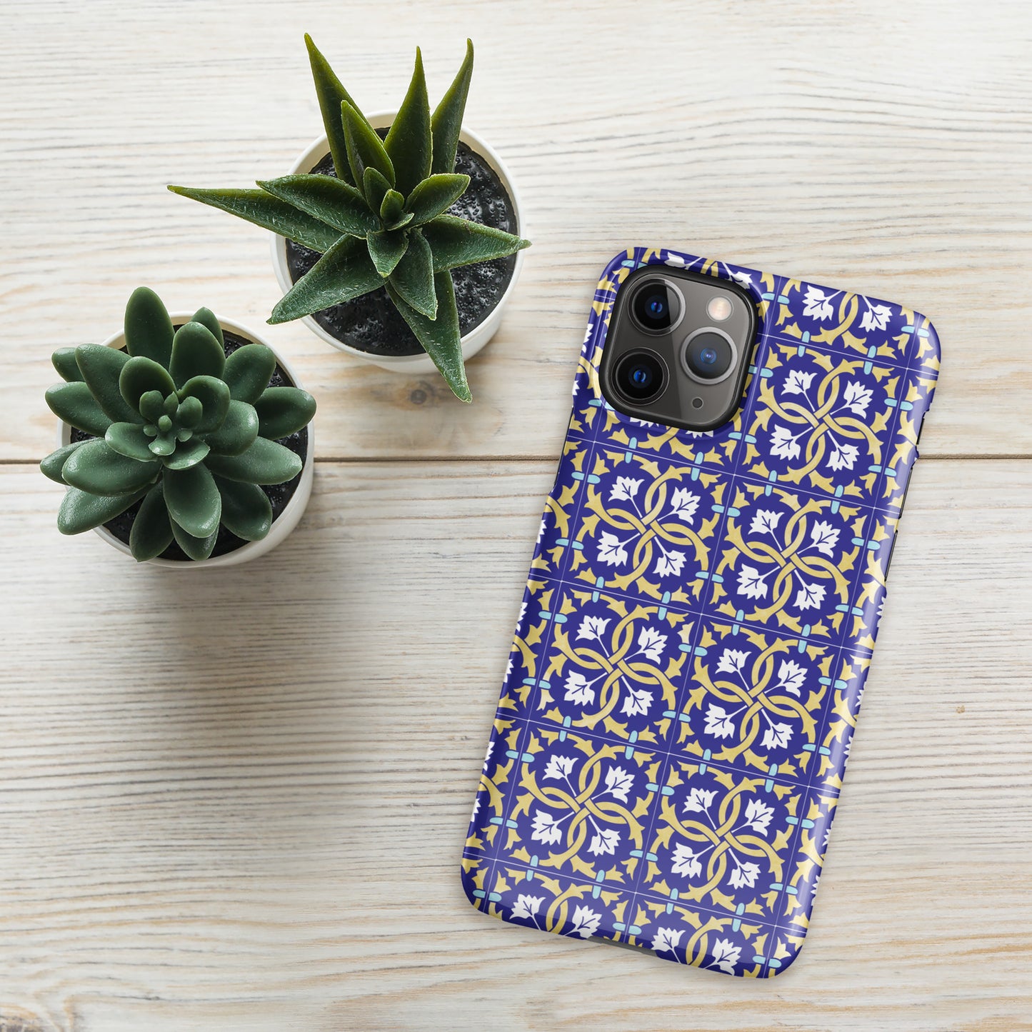 Coque iPhone rigide « Azulejos de Leiria »