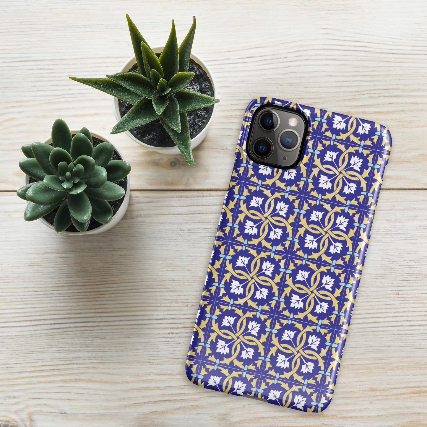 Coque iPhone rigide « Azulejos de Leiria »