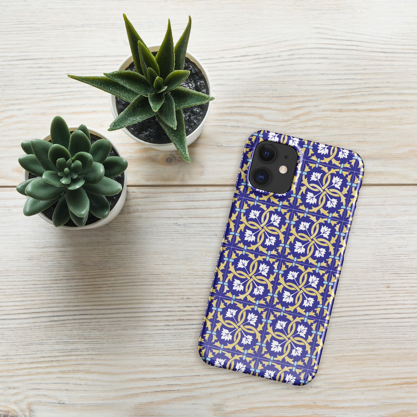 Coque iPhone rigide « Azulejos de Leiria »