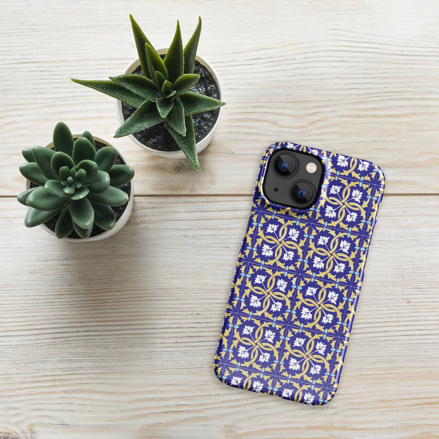 Coque iPhone rigide « Azulejos de Leiria »