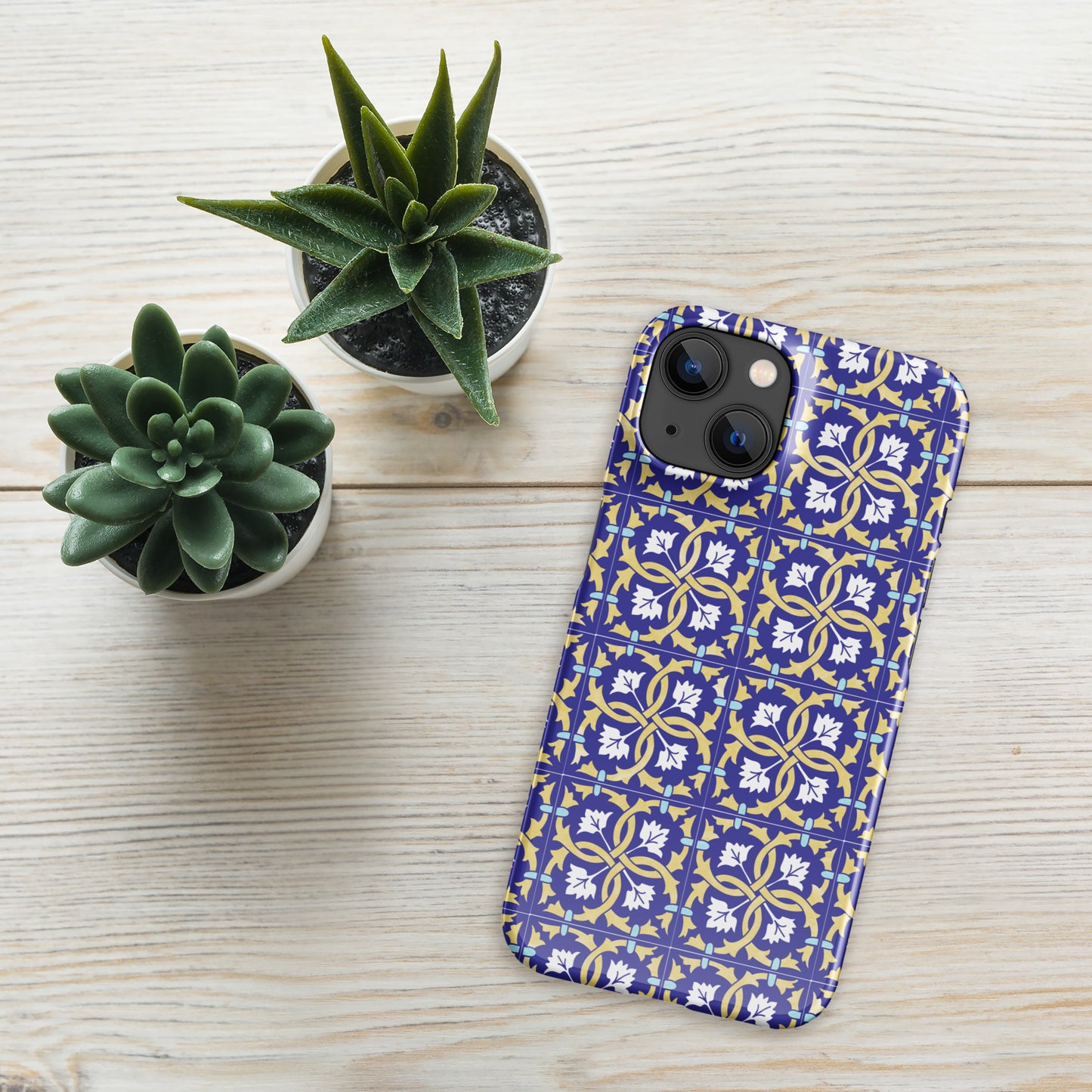 Coque iPhone rigide « Azulejos de Leiria »