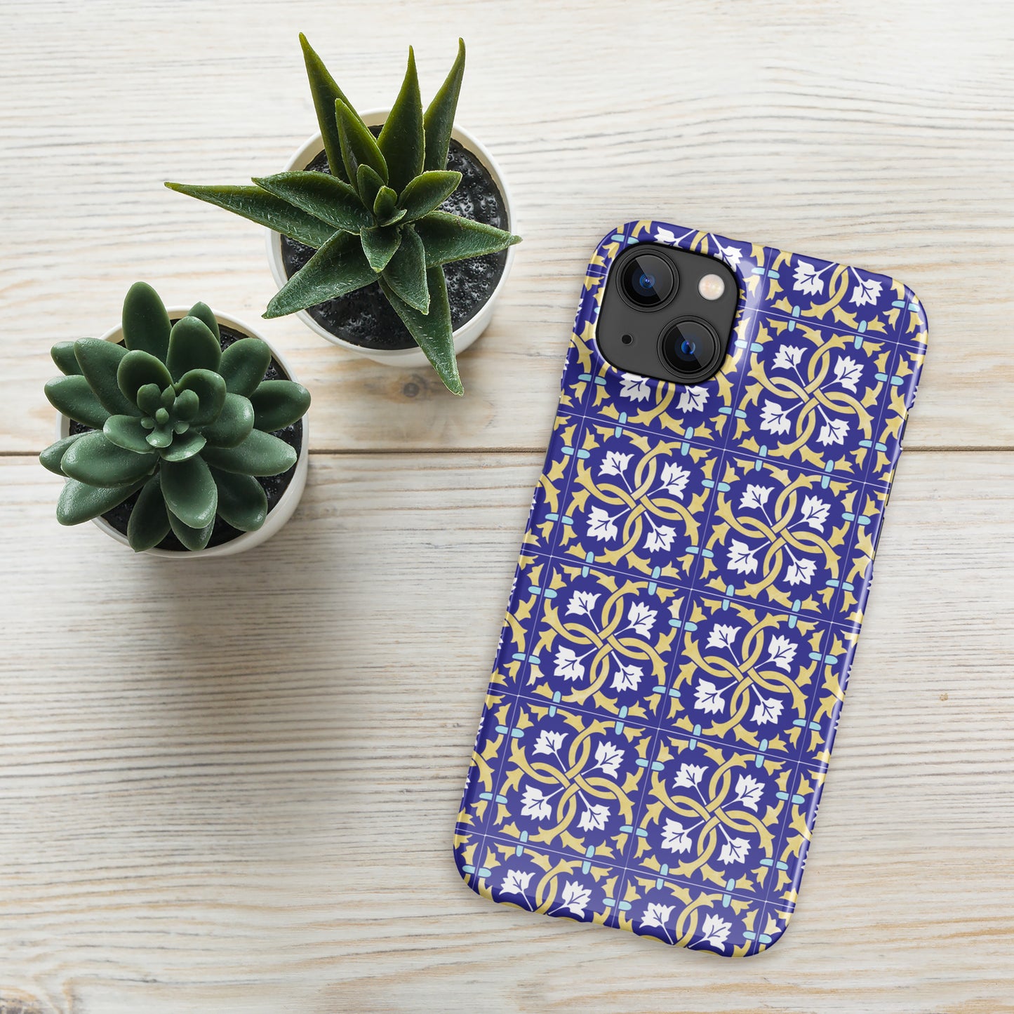 Coque iPhone rigide « Azulejos de Leiria »