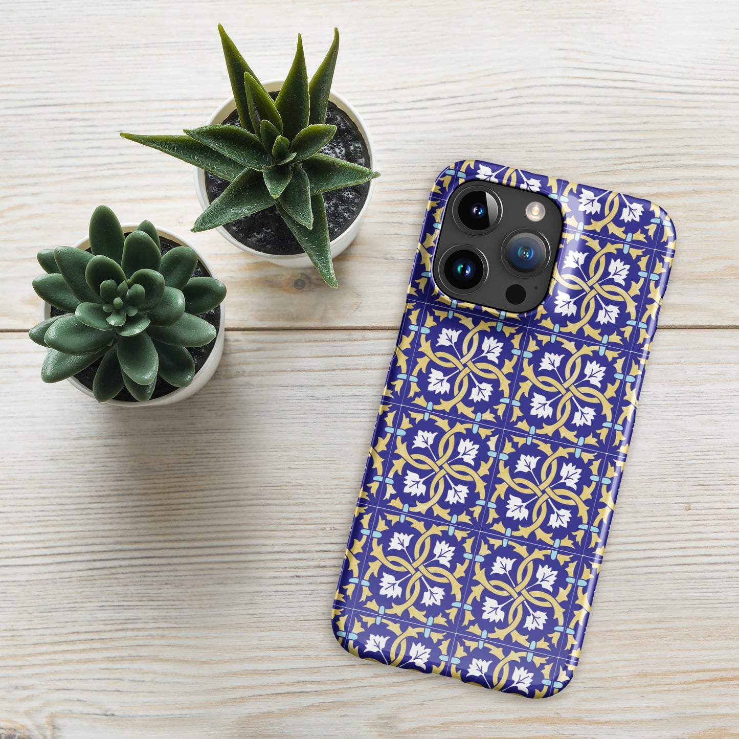 Coque iPhone rigide « Azulejos de Leiria »