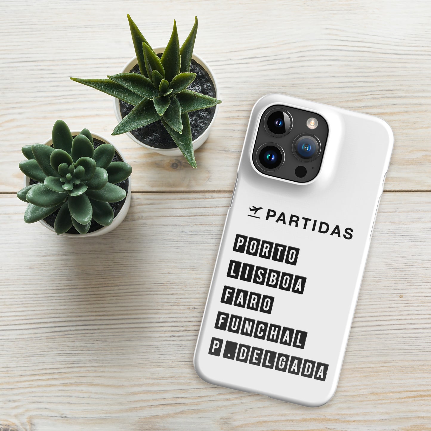 Coque iPhone rigide « Destination Portugal »