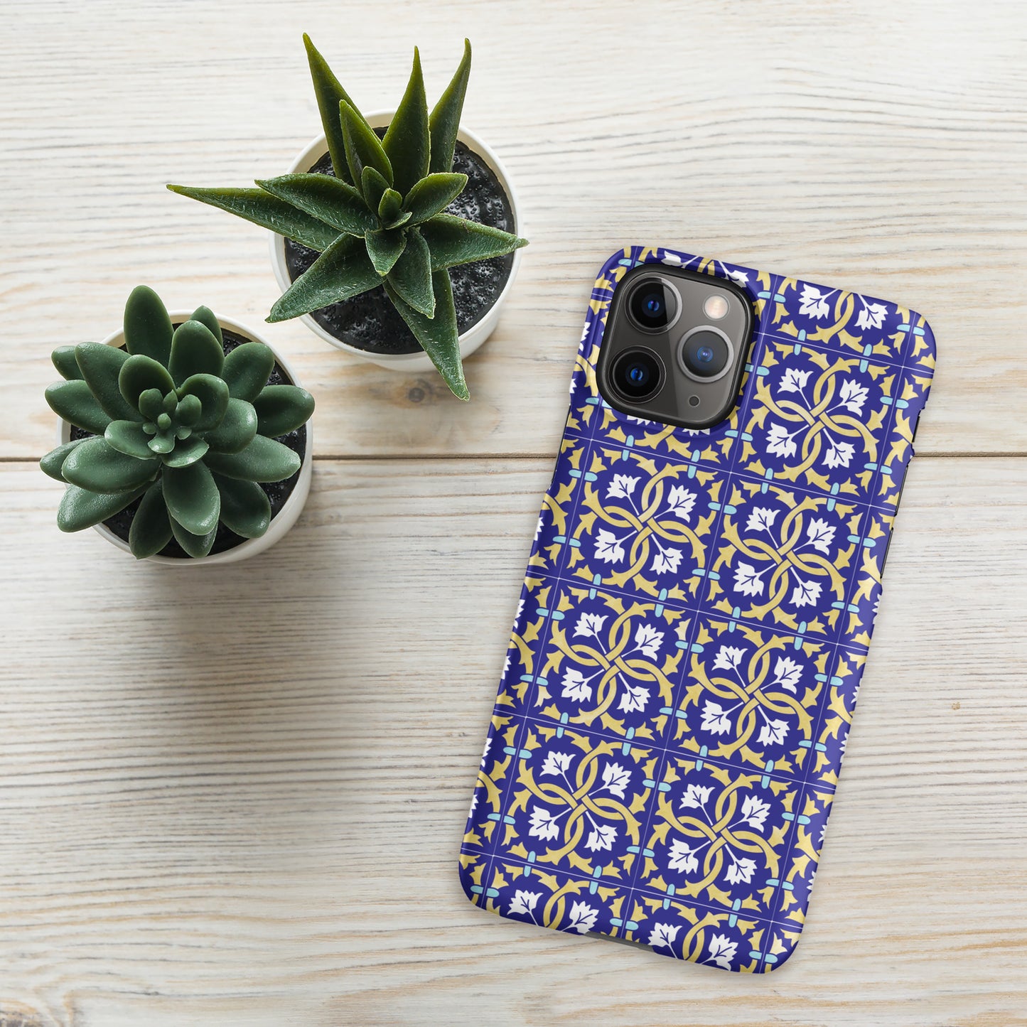 Coque iPhone rigide « Azulejos de Leiria »