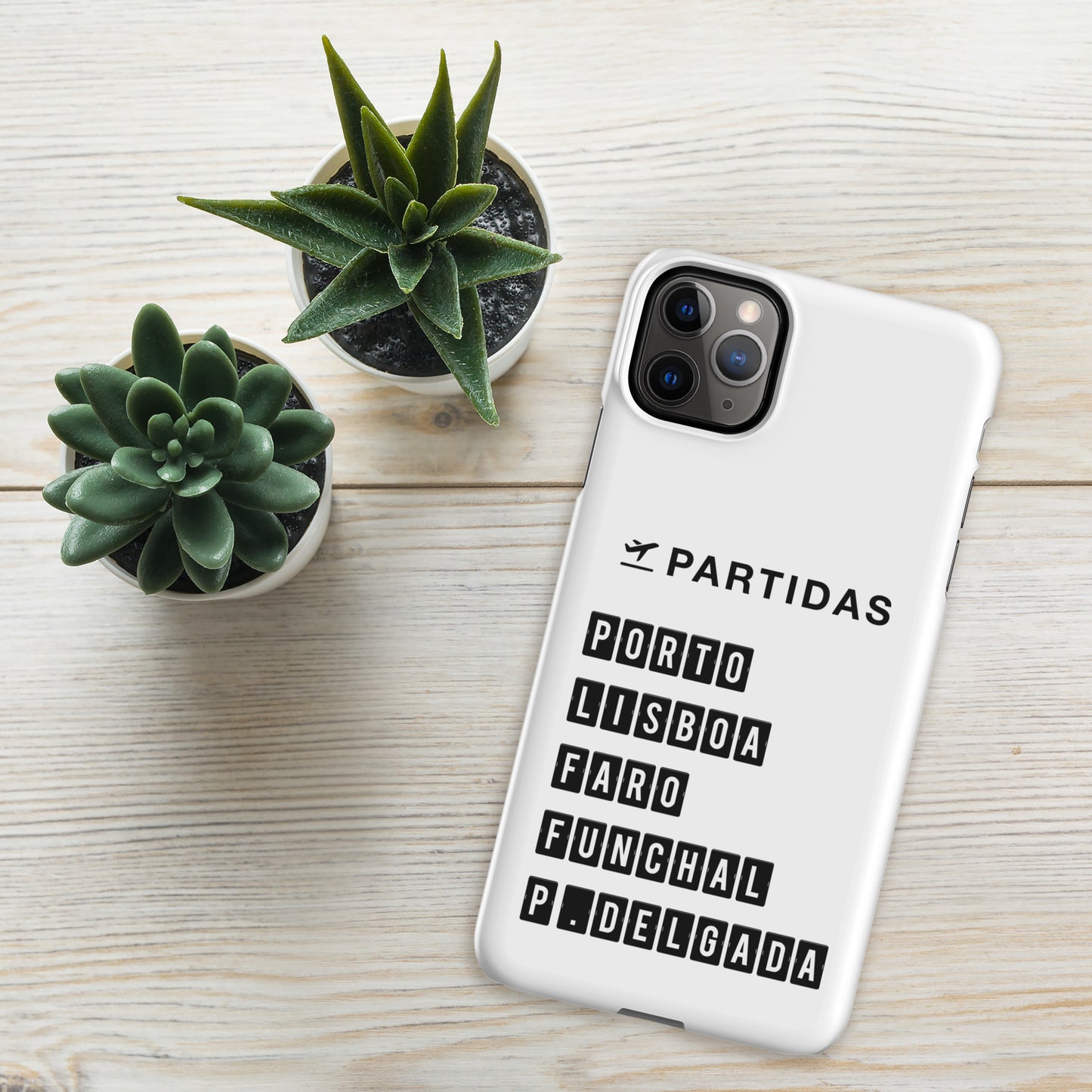 Coque iPhone rigide « Destination Portugal »