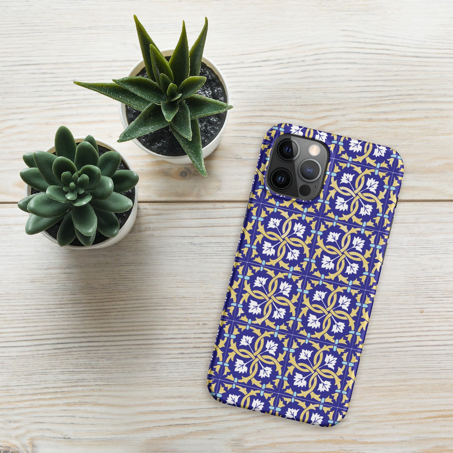 Coque iPhone rigide « Azulejos de Leiria »