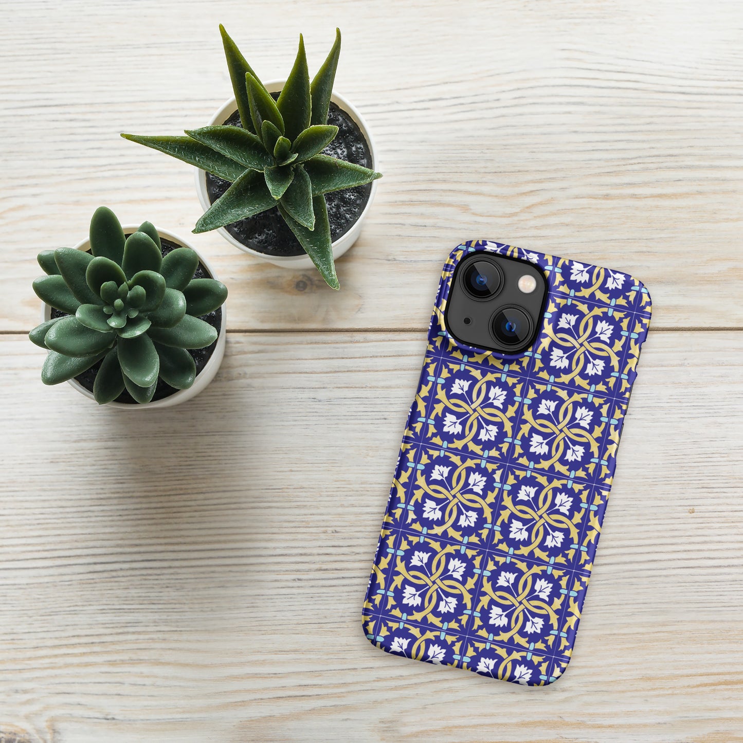 Coque iPhone rigide « Azulejos de Leiria »