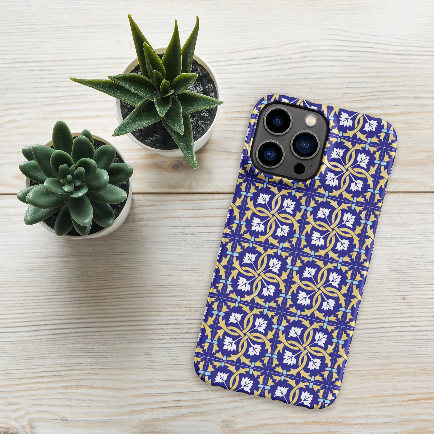 Coque iPhone rigide « Azulejos de Leiria »