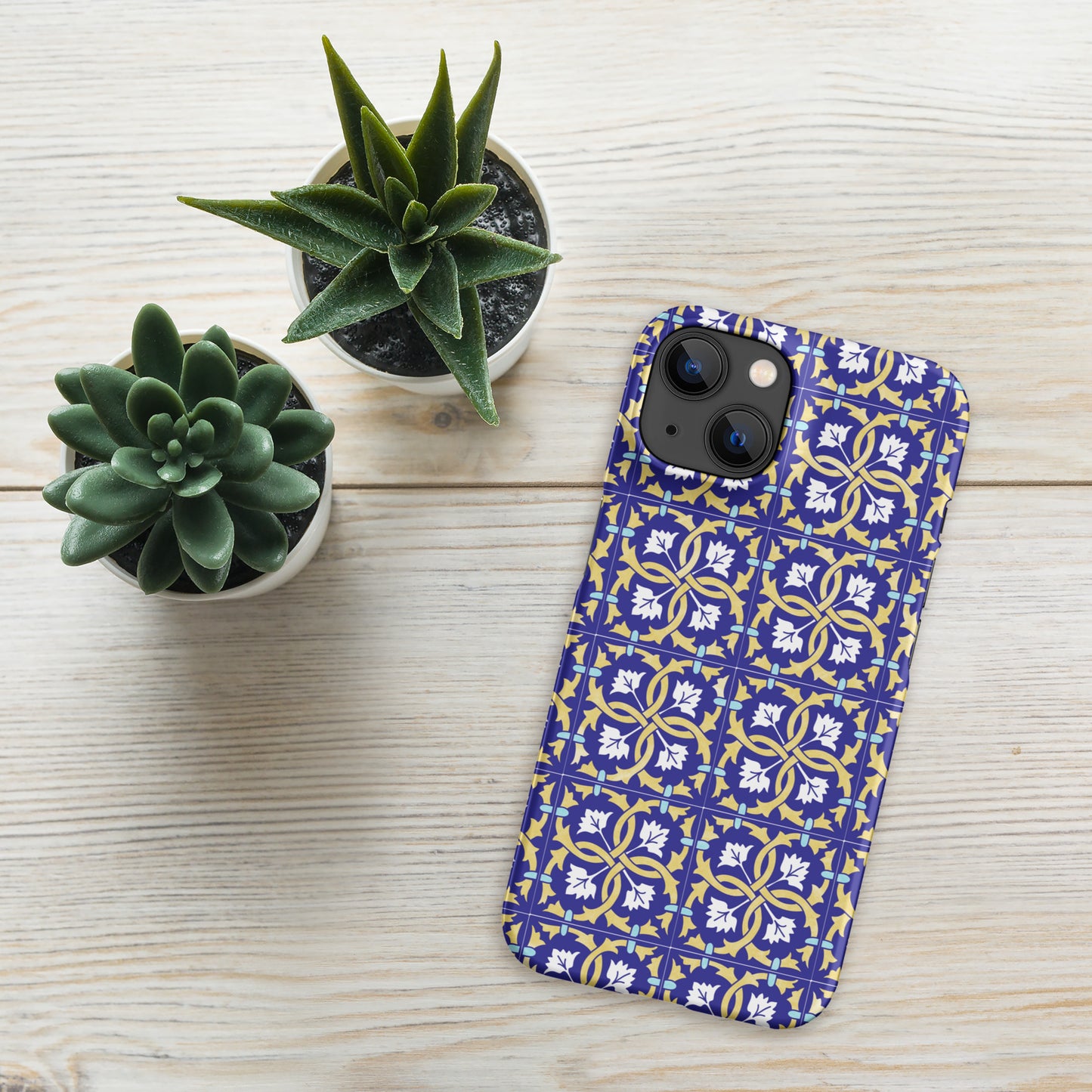 Coque iPhone rigide « Azulejos de Leiria »