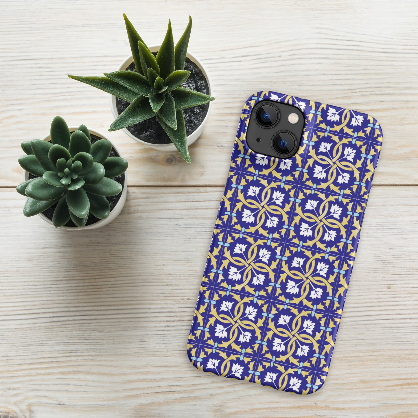 Coque iPhone rigide « Azulejos de Leiria »