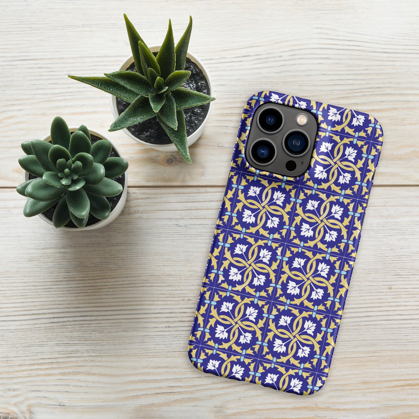 Coque iPhone rigide « Azulejos de Leiria »