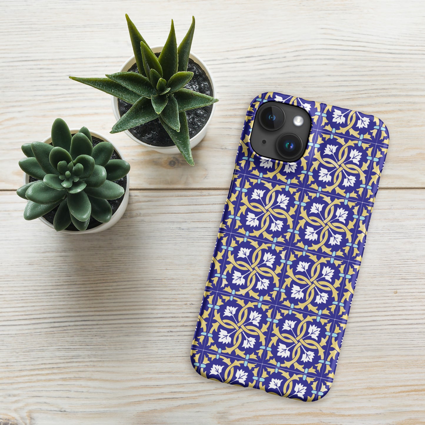 Coque iPhone rigide « Azulejos de Leiria »