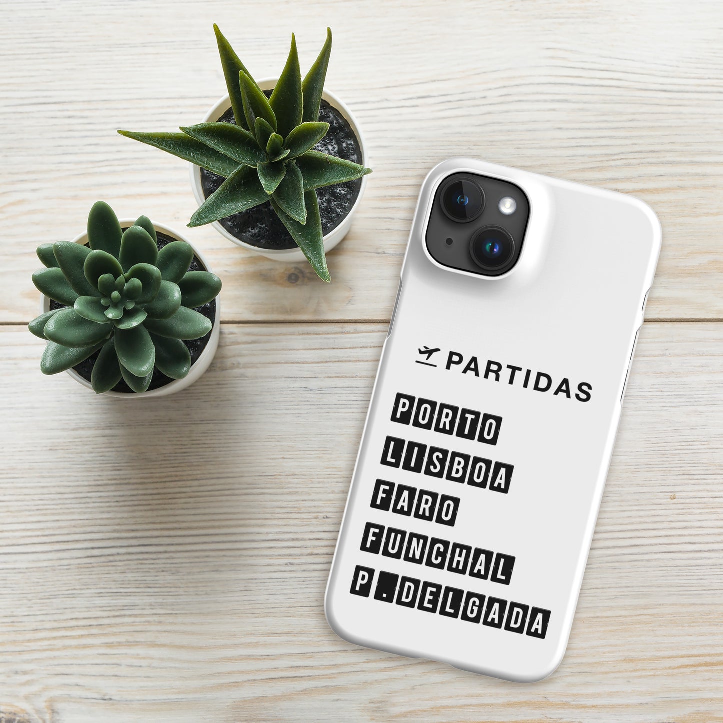 Coque iPhone rigide « Destination Portugal »