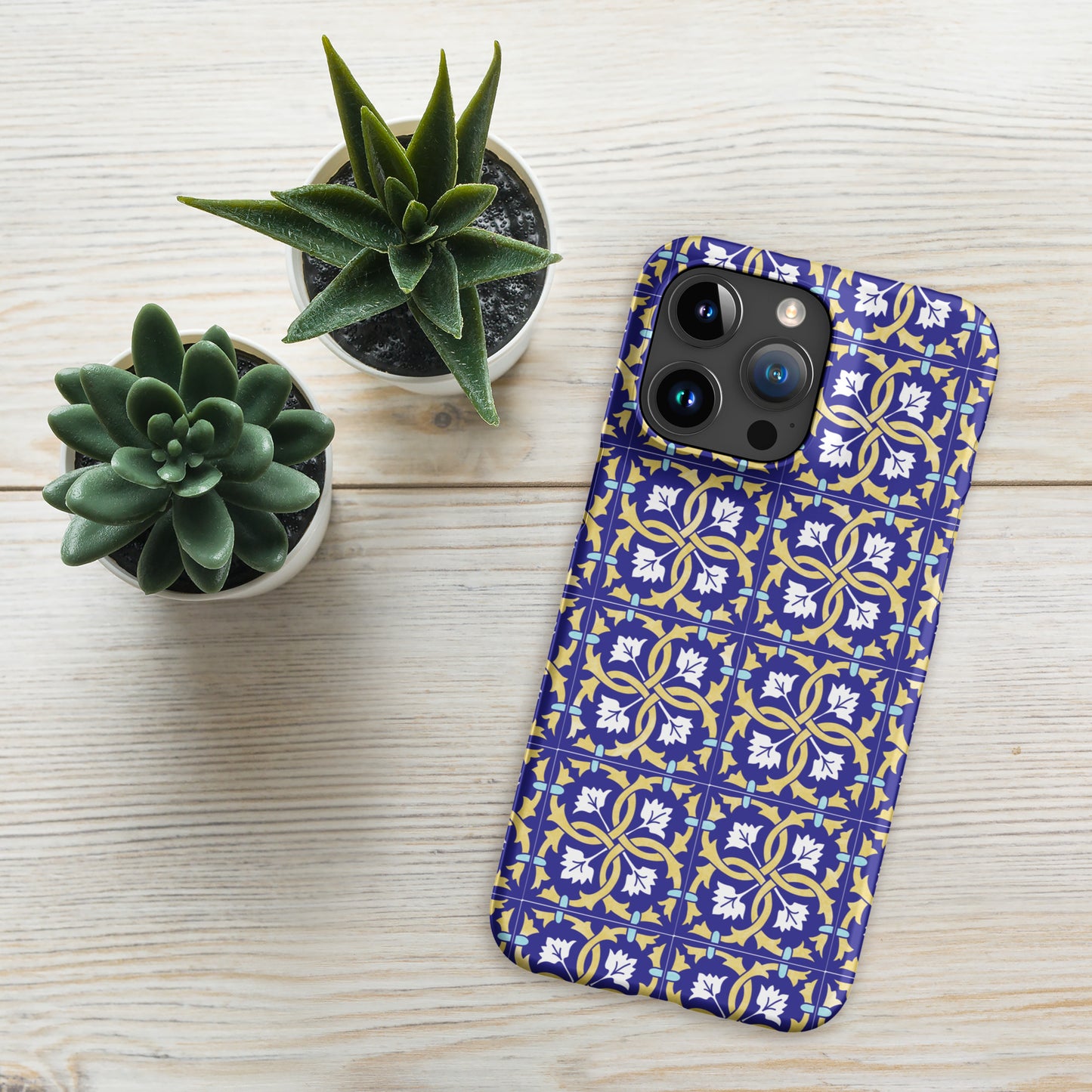 Coque iPhone rigide « Azulejos de Leiria »