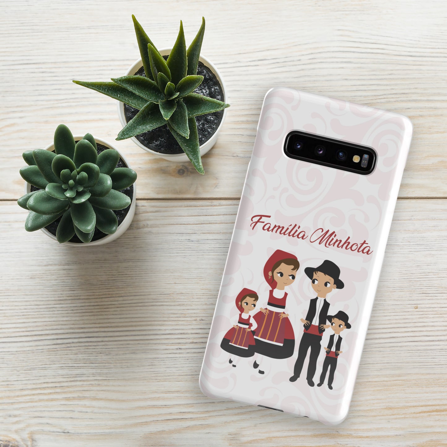 Capa rígida Samsung "Família Minhota" personalizável