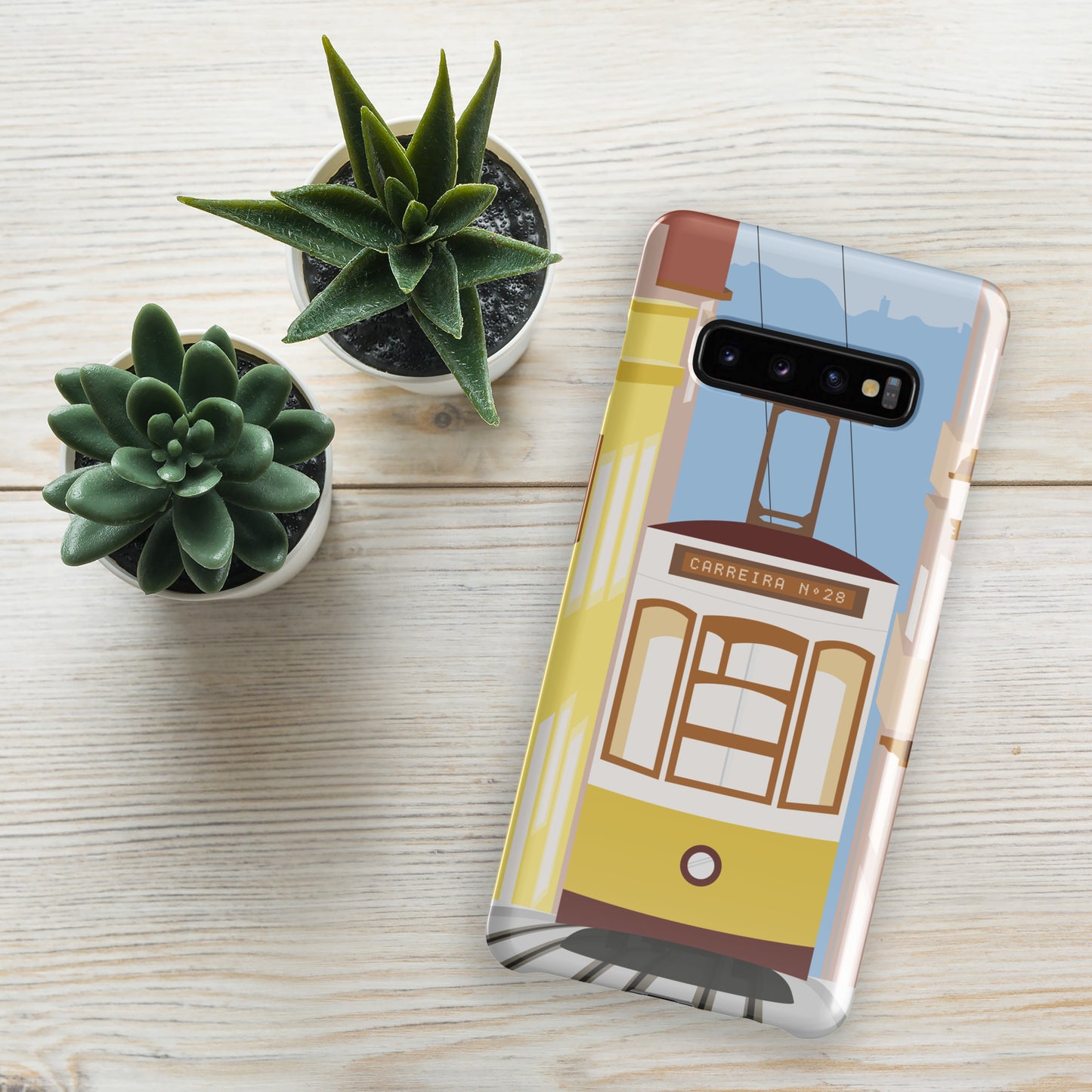 Coque Samsung rigide « Tramway Lisbonne »