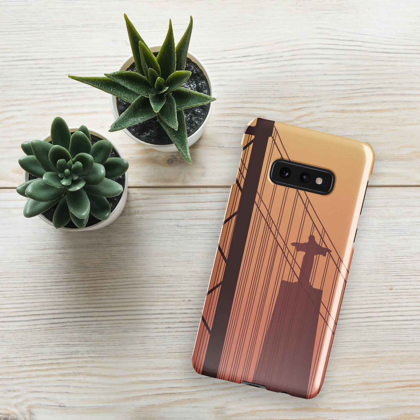 Coque Samsung rigide « Coucher de soleil à Lisbonne »