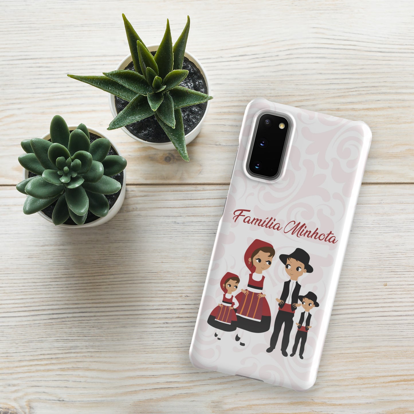 Capa rígida Samsung "Família Minhota" personalizável