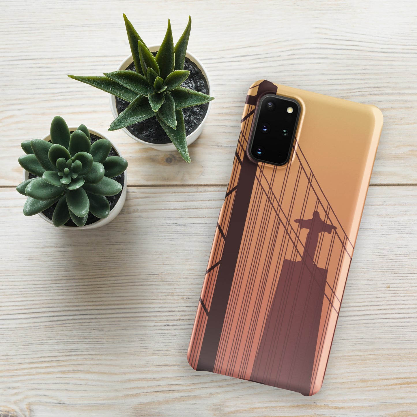 Coque Samsung rigide « Coucher de soleil à Lisbonne »