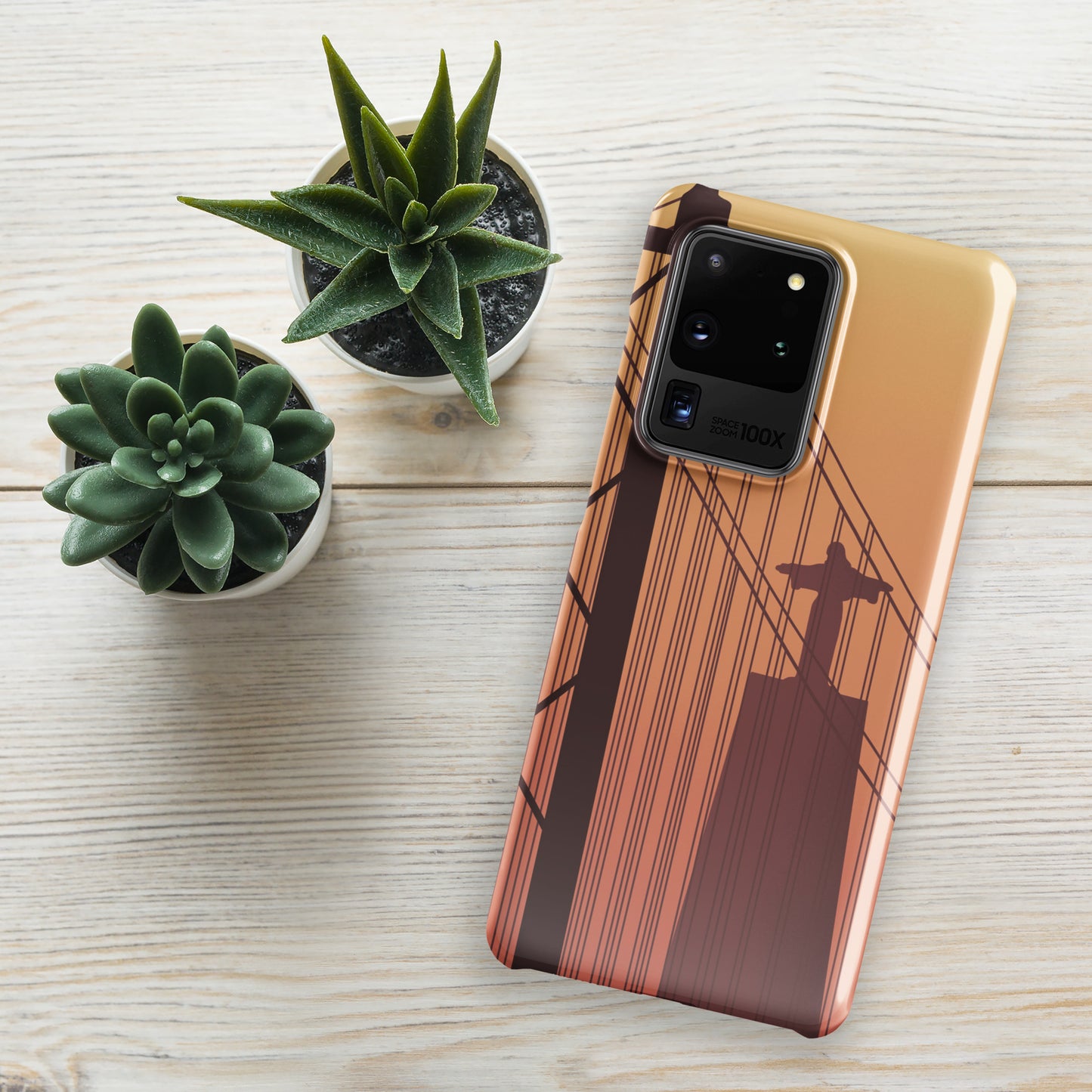 Coque Samsung rigide « Coucher de soleil à Lisbonne »