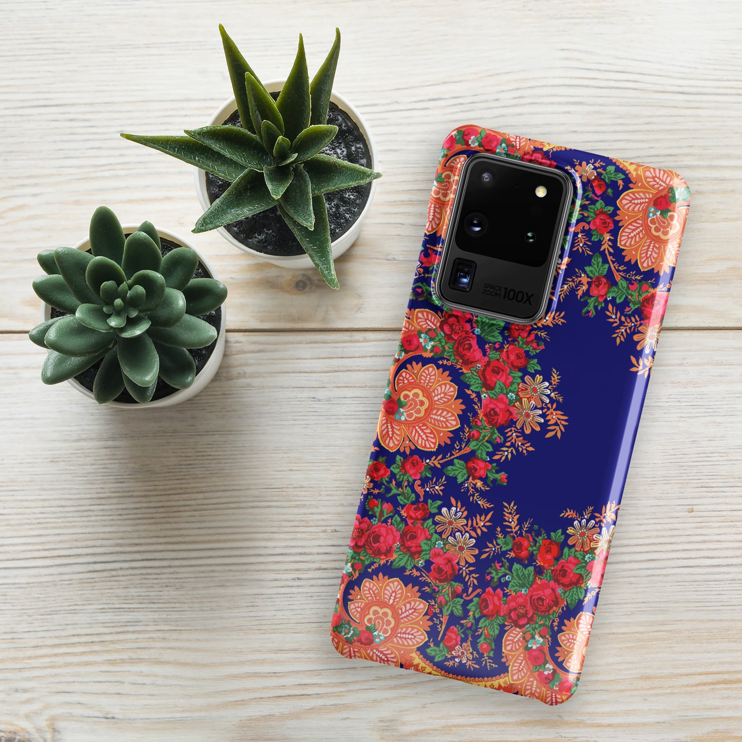 Coque Samsung rigide « Foulard portugais Minhoto bleu »