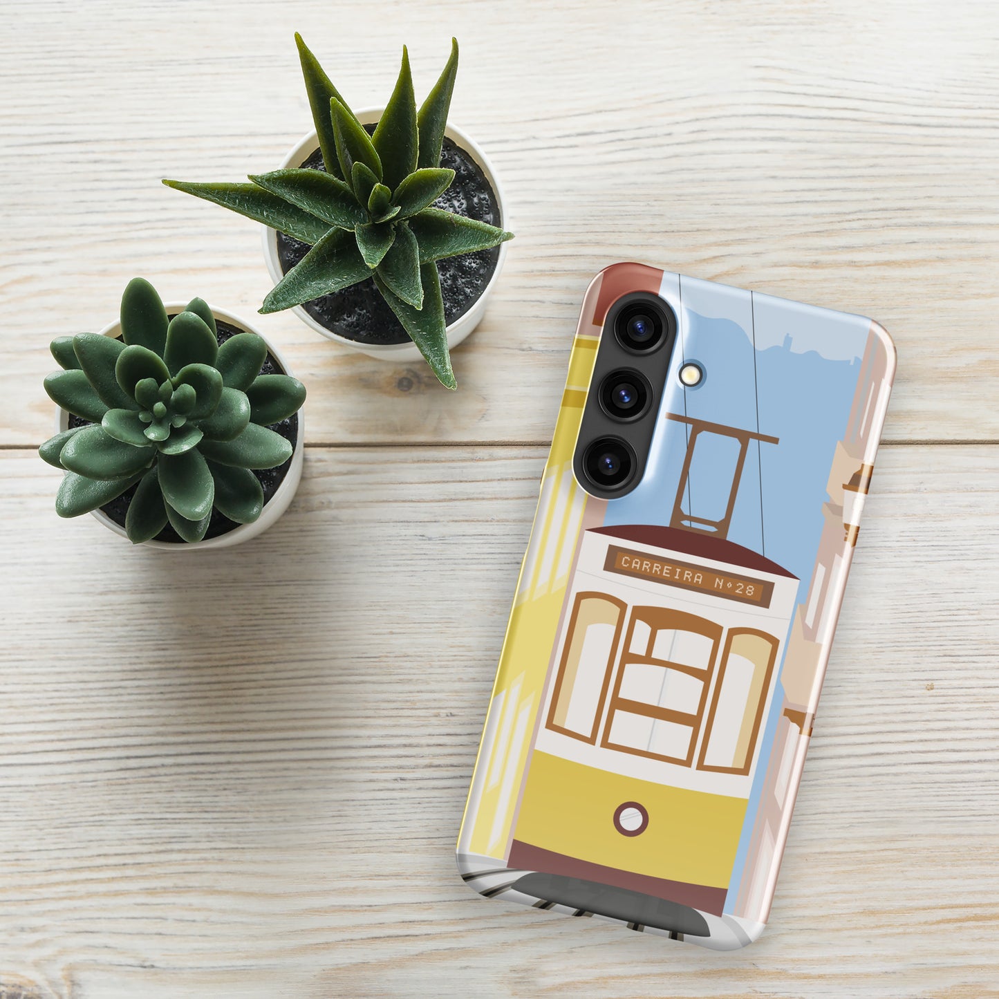 Coque Samsung rigide « Tramway Lisbonne »