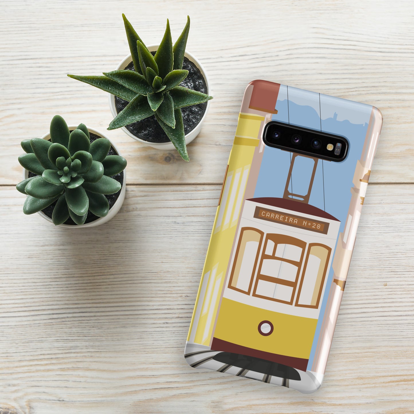 Coque Samsung rigide « Tramway Lisbonne »