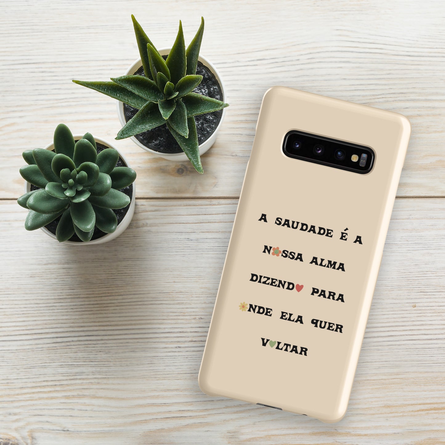 Coque Samsung rigide « A saudade é a nossa alma »