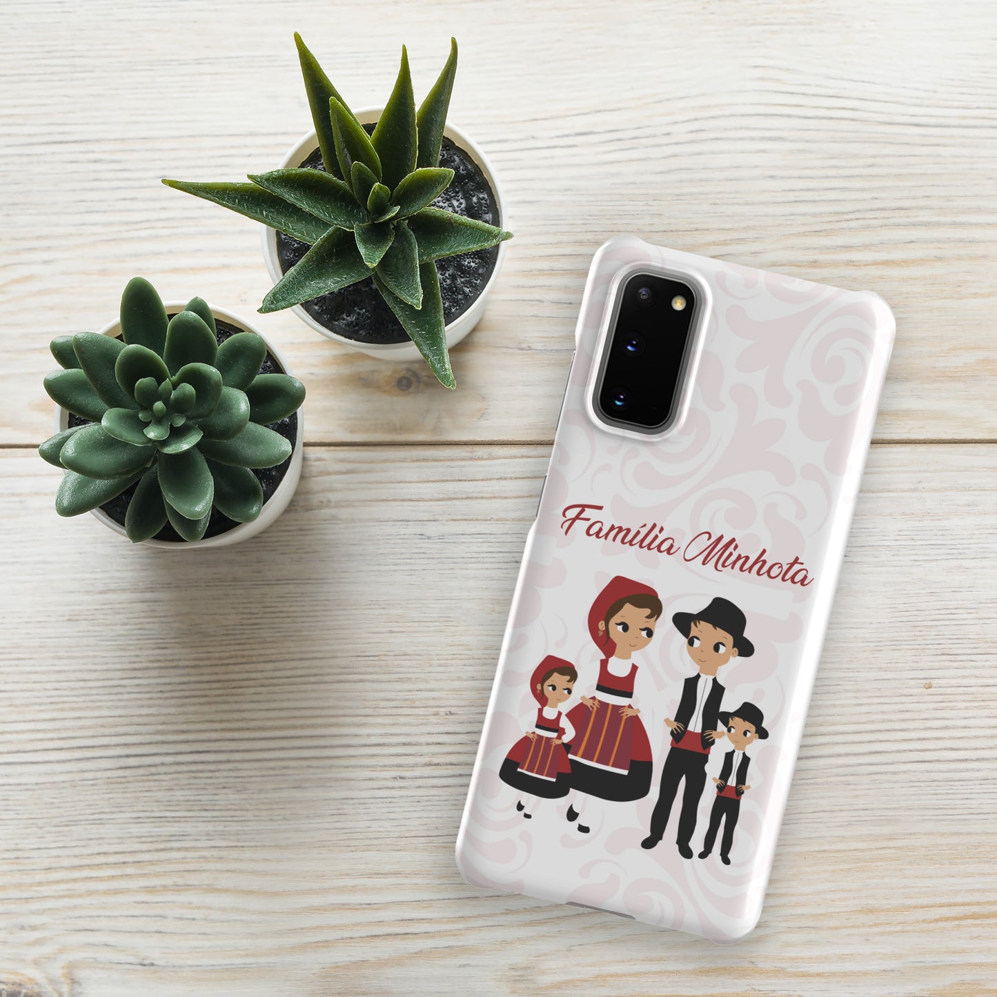 Capa rígida Samsung "Família Minhota" personalizável