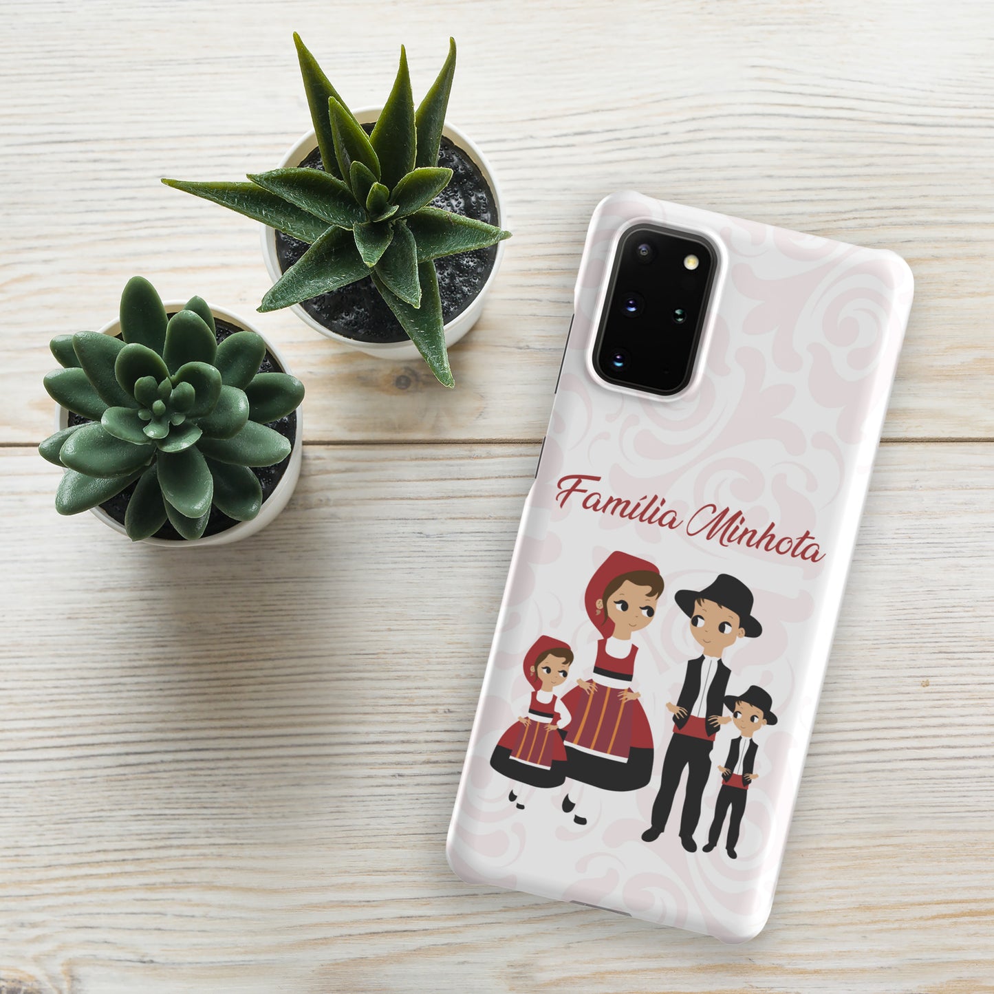 Capa rígida Samsung "Família Minhota" personalizável