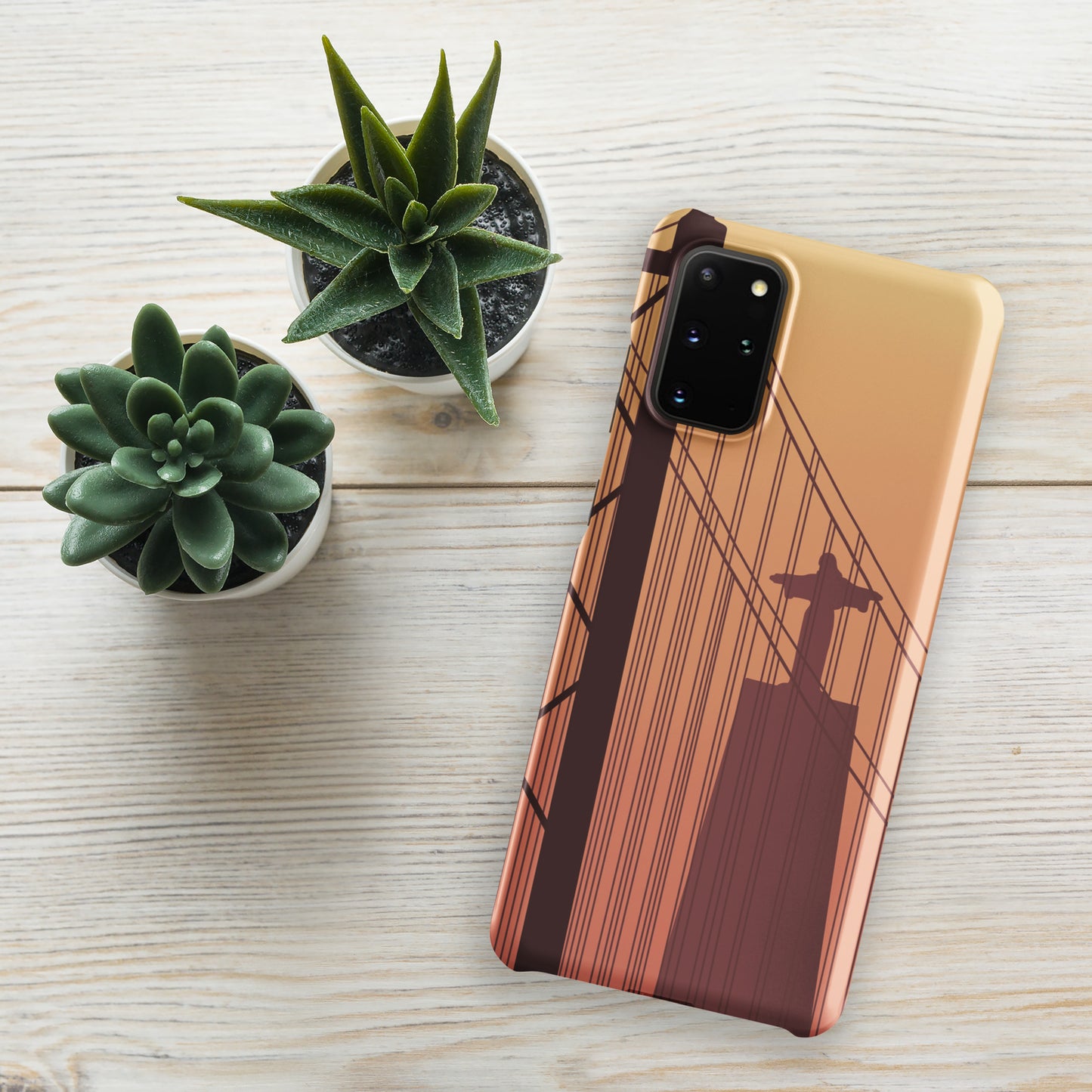 Coque Samsung rigide « Coucher de soleil à Lisbonne »