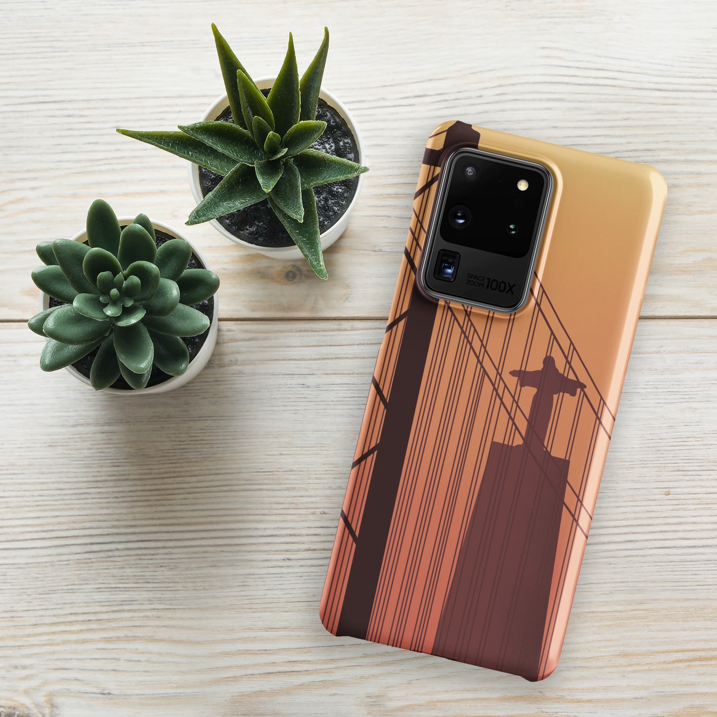 Coque Samsung rigide « Coucher de soleil à Lisbonne »