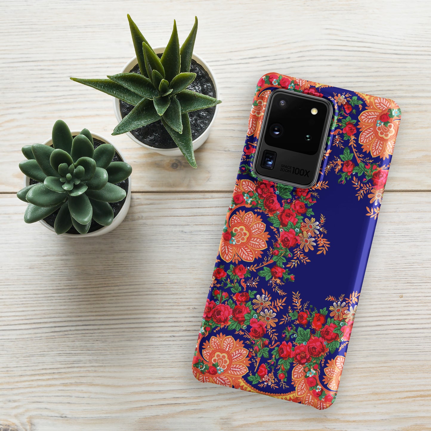 Coque Samsung rigide « Foulard portugais Minhoto bleu »