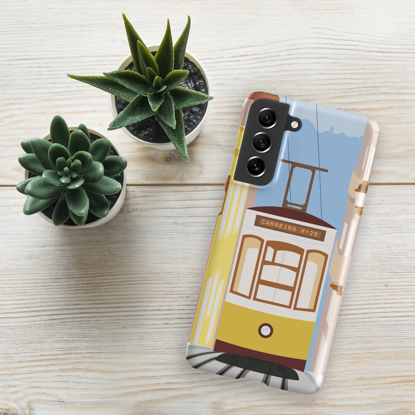 Coque Samsung rigide « Tramway Lisbonne »