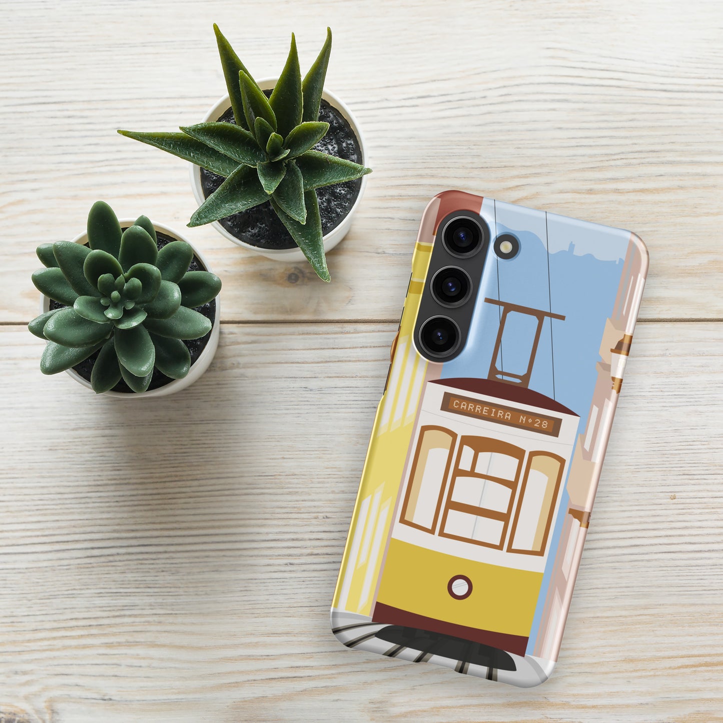 Coque Samsung rigide « Tramway Lisbonne »