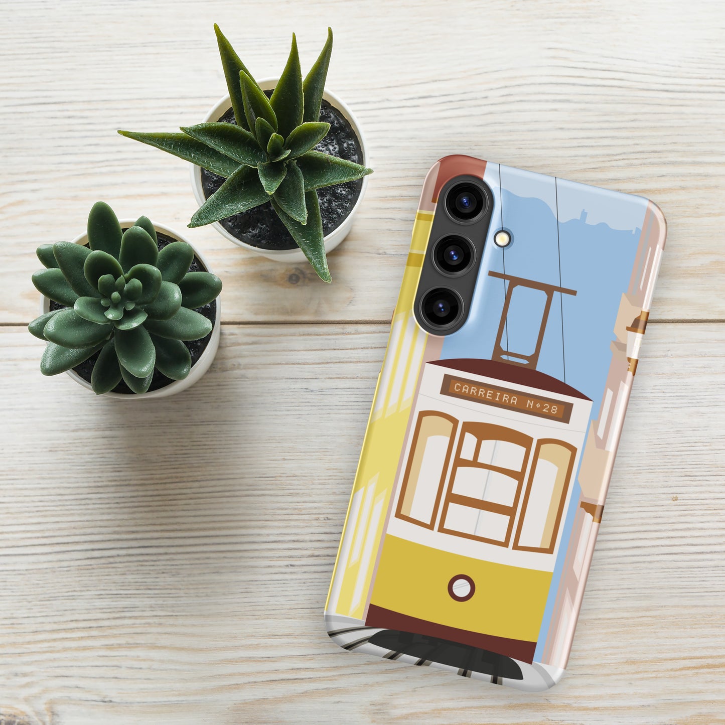 Coque Samsung rigide « Tramway Lisbonne »