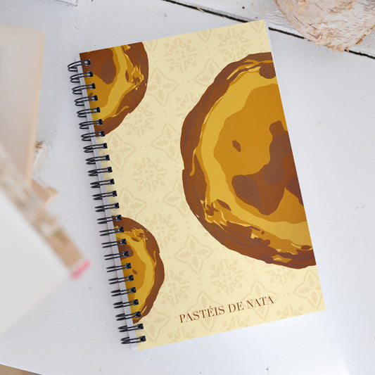 Caderno espiral A5 “Pastéis de Nata”