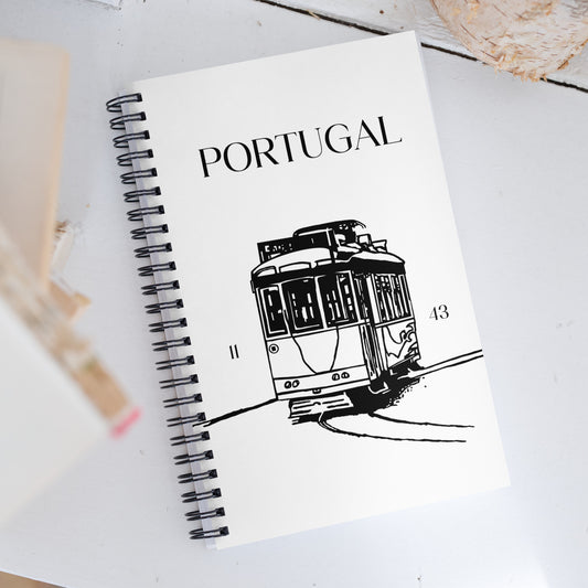 Caderno espiral A5 “Sketch Portugal”